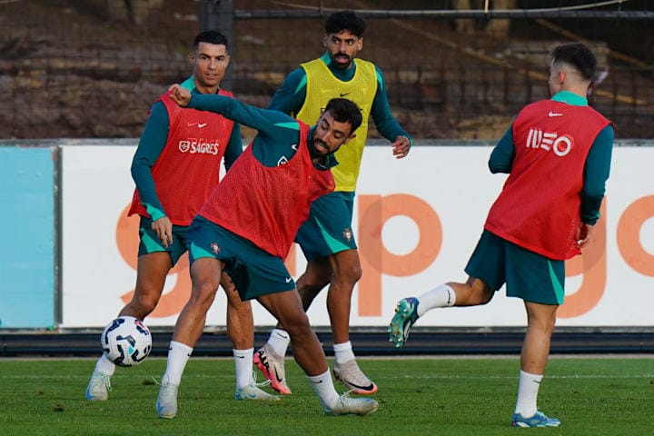 Cristiano Ronaldo, Francisco Conceicao, Samuel Costa, Bruno Fernandes